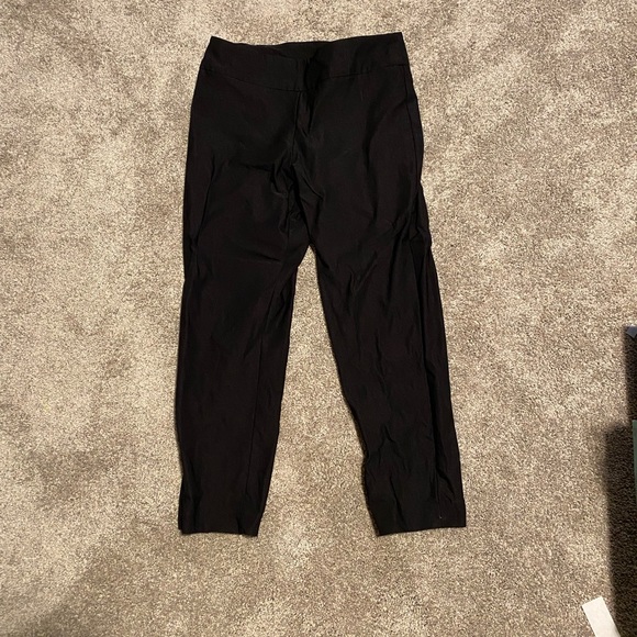 💜 Boho Chic Black Dress Pants in Stretchy Material - Picture 3 of 6